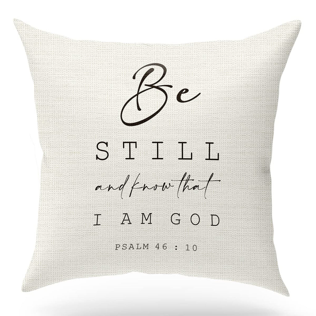 KongMoTree Bible Verse Throw Pillow Cover Cushion Case, Christian Religious Decor Gift, Scripture Art, Scripture Sayings, Church
