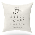KongMoTree Bible Verse Throw Pillow Cover Cushion Case, Christian Religious Decor Gift, Scripture Art, Scripture Sayings, Church