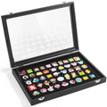 Enamel Pin Display Case, Pin Collection Holder, 14 X 9 Shadow Box Frame for Pins, Black