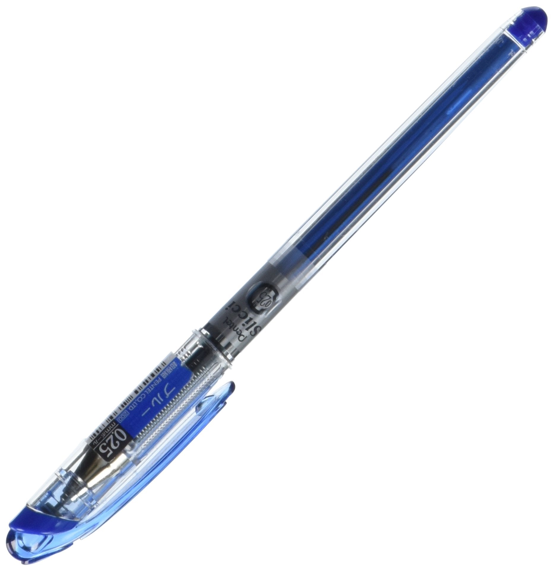 Pentel Needle Tip Gel Ballpoint Pen, Slicci, 0.25Mm, Blue (Bg202-C)
