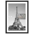 upsimples 13x19 Picture Frame, Display Pictures 11x17 with Mat or 13x19 Without Mat, Wall Hanging Photo Frame, Black, 1 Pack