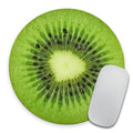 Kiwi Slice Mousepad, Tropical Kiwi Fruit Mouse Pad, Rubber Fruit Mousepad, Vegan Mouse Pad, Vegan Present, Food Mousepad, Foodie