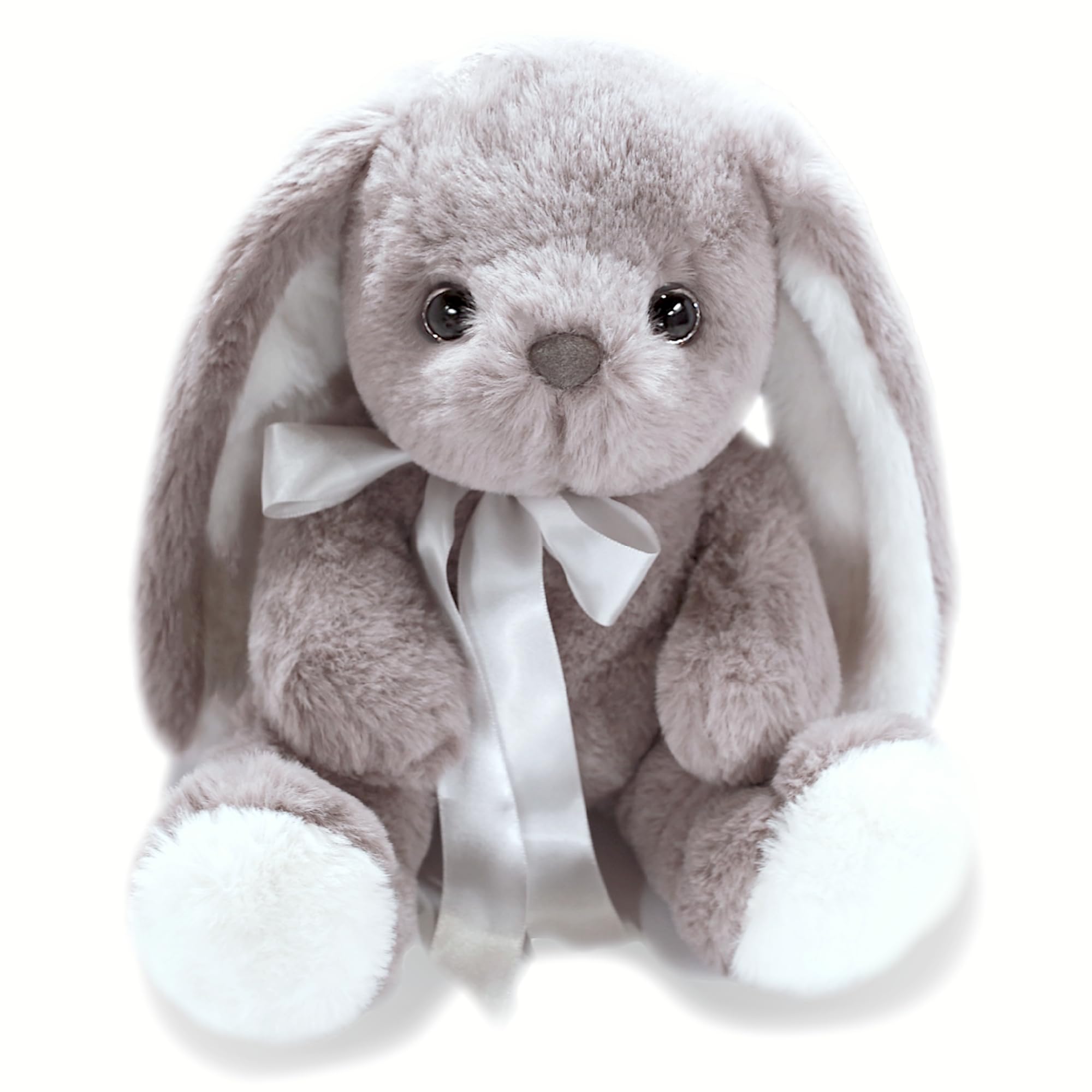 uoozii Non-Shedding 12' | 2 Pounds Microwavable & Coolable Weighted Bunny Stuffed Animals Unscented Rabbit Weighted Plush Pillo