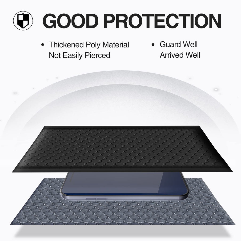 Ucgou Bubble Mailers 4X8 Inch Black 100 Pack Poly Padded Envelopes Small Business Mailing Packages Opaque Self Seal Boutique Shi