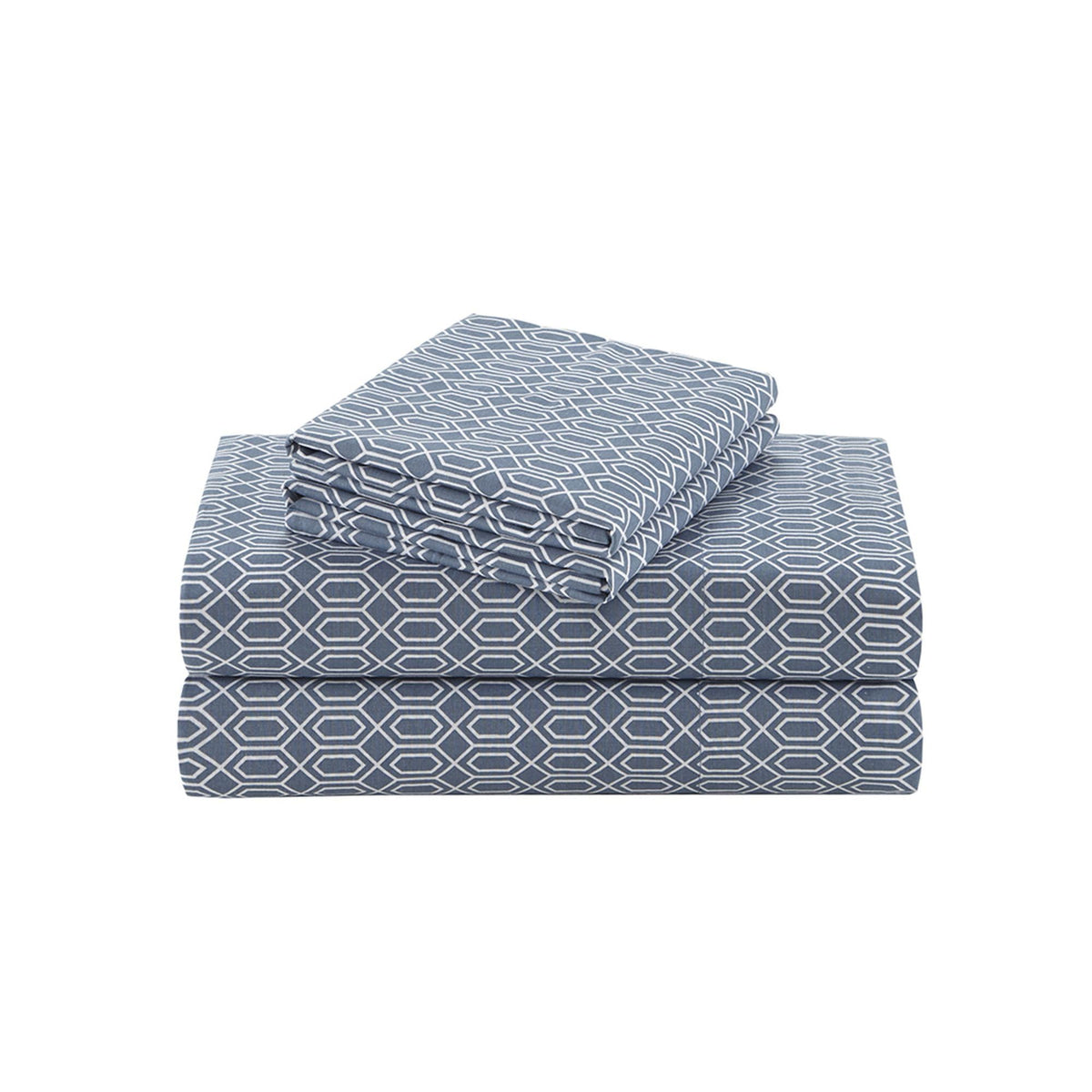 Comfort Spaces 100% Cotton Sheets Twin, Breathable, Naturally Cool Cotton Sheets, Soft Cotton Bed Sheets With 14' Elastic Pocke