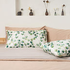 Exq Home Silky Satin Pillowcase For Hair And Skin,Printed Pillow Cases Standard Size Set Of 2 Satin Pillow Case 2 Pack With Enve