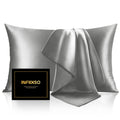 Infiixso Mulberry Silk Pillowcase For Hair And Skin, Silk Pillow Cases Standard Size With Hidden Zipper 20X26 Inches, Extraordin