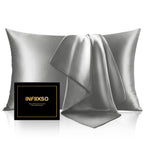 Infiixso Mulberry Silk Pillowcase For Hair And Skin, Silk Pillow Cases Standard Size With Hidden Zipper 20X26 Inches, Extraordin