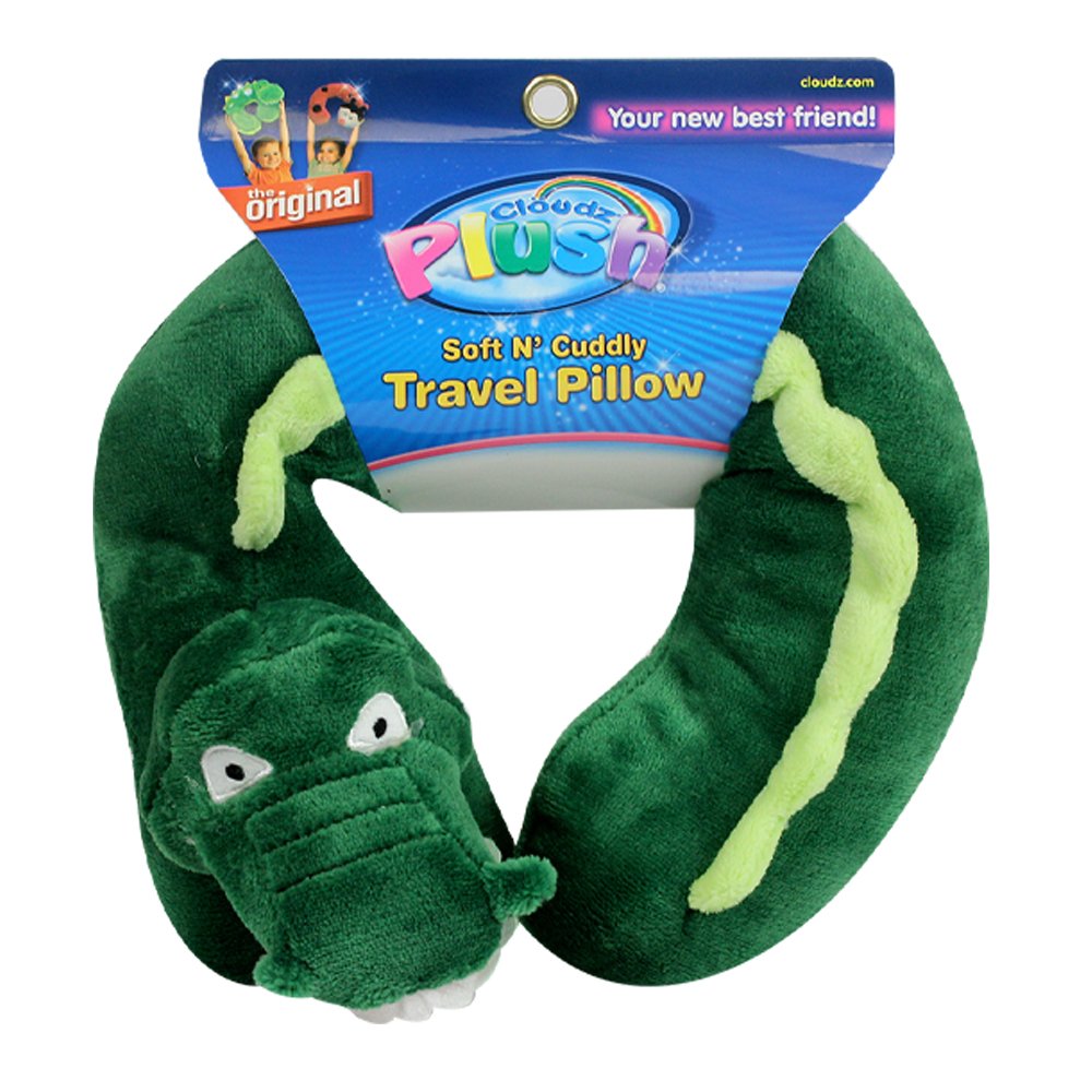 Cloudz Kids Plush Animal Neck Pillow - Alligator