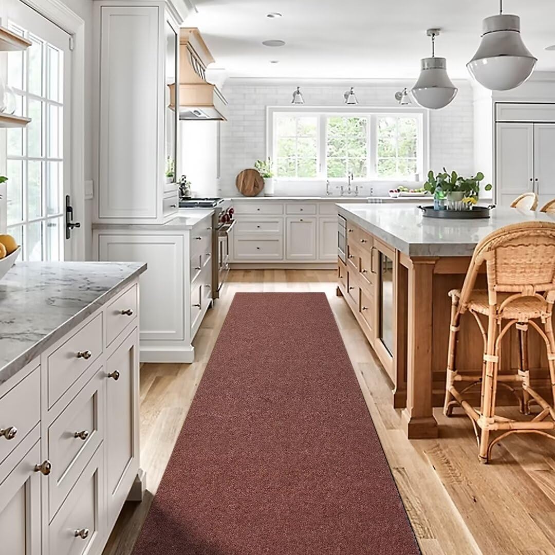 Gotohipi Custom Sizes Runner Rug 2'x10'Indoor Outdoor Utility Carpet,Area Rugs with Non Slip Rubber Backing for Hallway Kitchen 