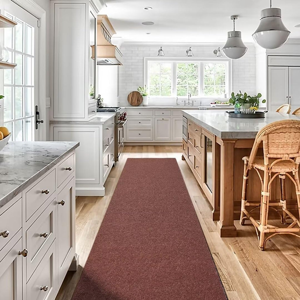 Gotohipi Custom Sizes Runner Rug 2'x4'Indoor Outdoor Utility Carpet,Area Rugs with Non Slip Rubber Backing for Hallway Kitchen E