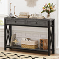 BON AUGURE Sofa Table with Drawers, Console Tables for Entryway, Sofa Table with Storage, Couch Tables for Living Room, Hallway,