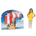 Fun Express - Athens Vbs Sailboat Stand up - Party Decor - Large Decor - Floor Stand Ups - 1 Piece