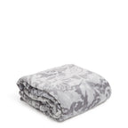 Vera Bradley Women'S Fleece Plush Throw Blanket, Java Galaxy Gray Tonal, 80 X 50