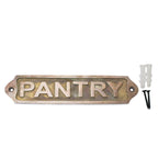 Quality Home Crafts Sam Star Brass Metal Door Sign Plaques|Antique Finish|Easy DIY Installation Plaques|Best Home Decor Plaques|