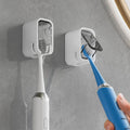 TAMQUSAK Toothbrush Holder Wall Mounted with Dustproof Cover, Pack of 2