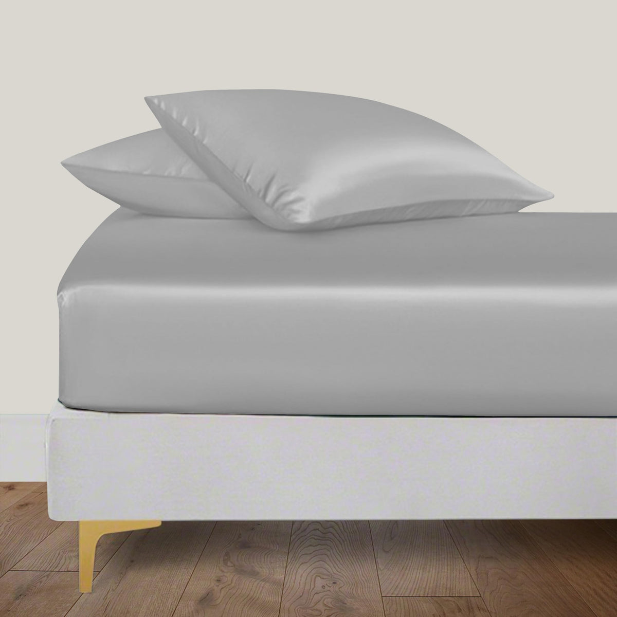 Linenwalas King Fitted Sheet Only, Rayon Derived From Bamboo Silk Sheet, Up To 16    Deep Pocket Cooling Sheets, Premium Soft, S