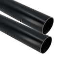 Desunia 72 Heavy Duty Round Closet Rod | 32mm Diameter | Black Clothes Pole | 2 Pack