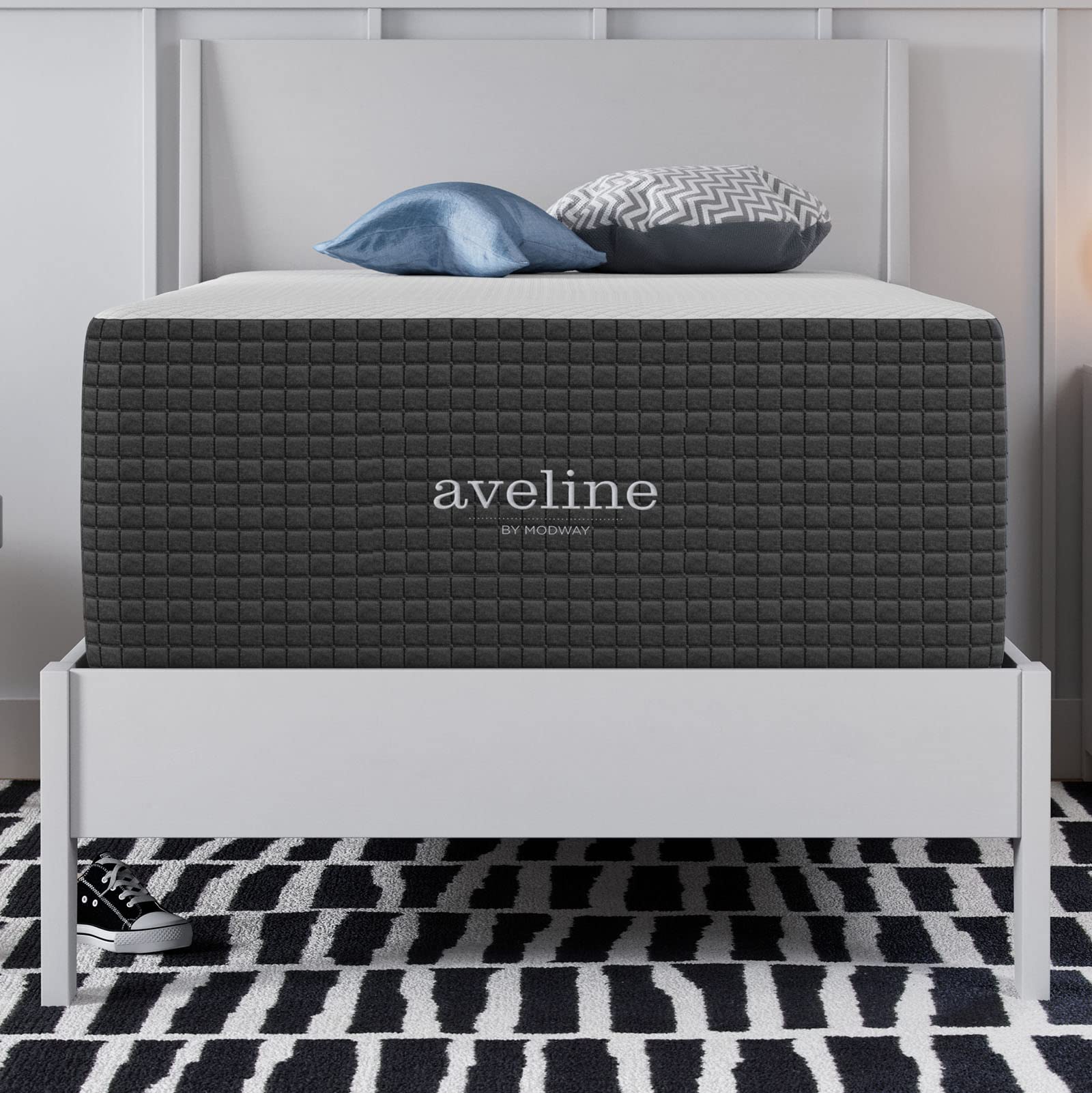 Modway Aveline 16” Gel Infused Memory Mattress with CertiPUR-US Certified Foam Twin Mattress