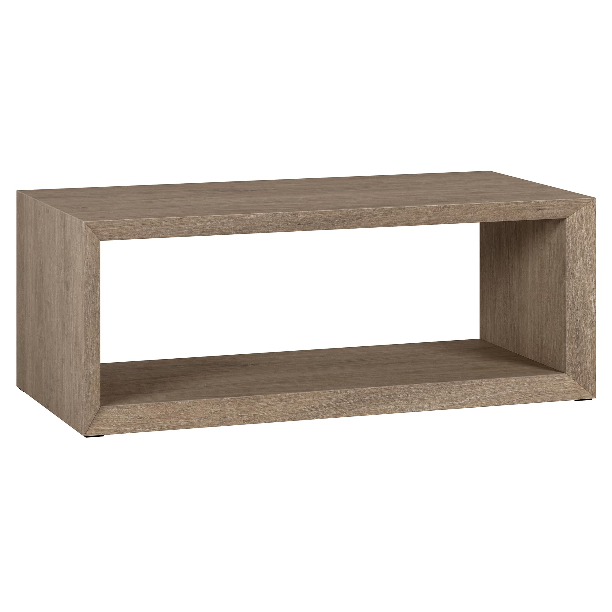 Henn&Hart Osmond Coffee Table, 48 Wide,Grey