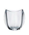 Barski - European Glass - Crystalline - Oval Vase - 9.5 Height - Made in Europe