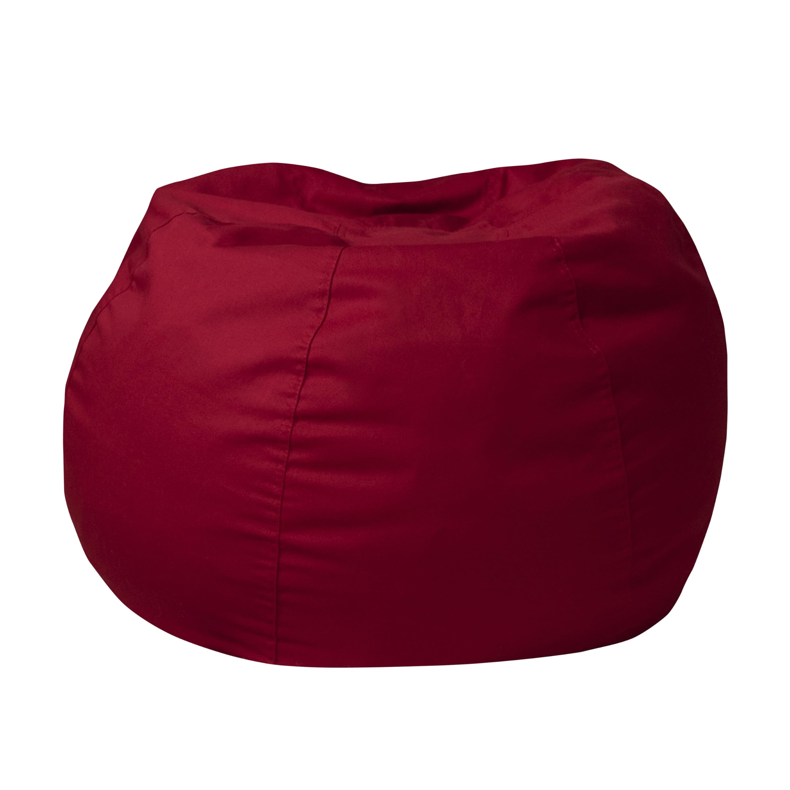 Flash Furniture Dillon Small Bean Bag Chair for Kids and Teens, Foam-Filled Beanbag Chair with Machine Washable Cover, Red