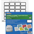Tabbies Legal Exhibits-U-Create 1-5/8'W X 1'H Labels, 8-1/2'W X 7'H Sheet, 240 Labels/Pack (48090), White