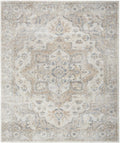 HomeRoots 521718 9 x 12 ft. Gray Oriental Power Loom Area Rug