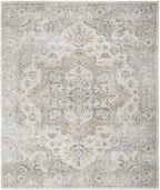 HomeRoots 521718 9 x 12 ft. Gray Oriental Power Loom Area Rug