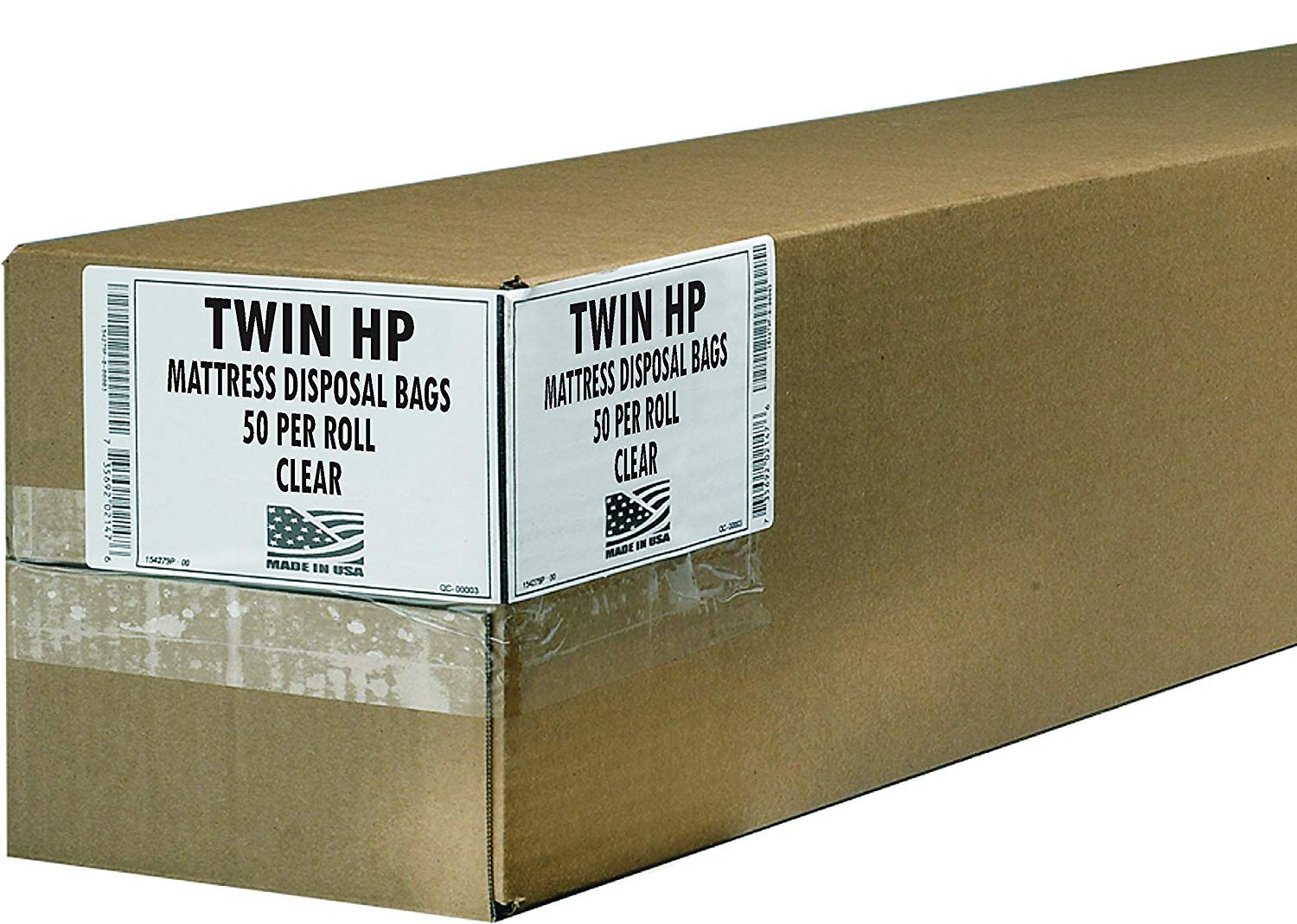 Aluf Plastics Hp Mat Twin High Performance 2.0 Mil (Eq) Mattress Twin Bag - 50' X 90' (Pack Of 50)