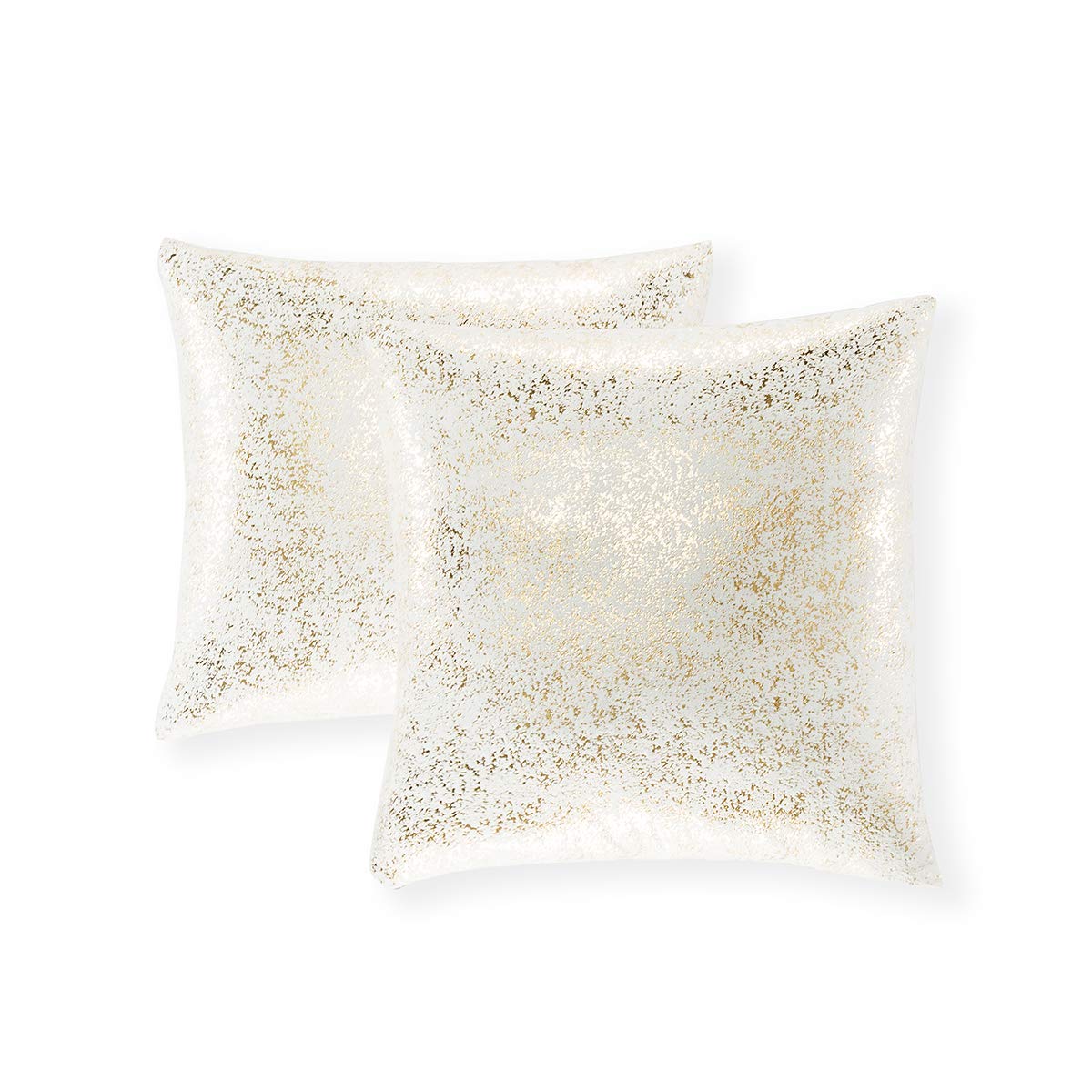 Xinrjojo Pack Of 2,Sparkling Decorative Suede Pillow Covers Soft, Square Throw Pillow Covers, Solid Color Cushion Covers, Pillow