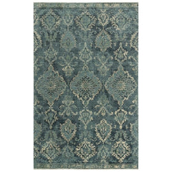 Rizzy Home Alora Decor Intrepid 8' X 10' Classical Blue/Beige/Ivory Hybrid Area Rug