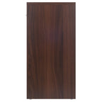 Ergode Deluxe Wood Sasha Accent Table | Sleek Curved Design | Ample Storage | Black Finish | Multiple Finishes Available | Assembly Hardware Included | 20' W x 20' D x 27' H (30115-VV)