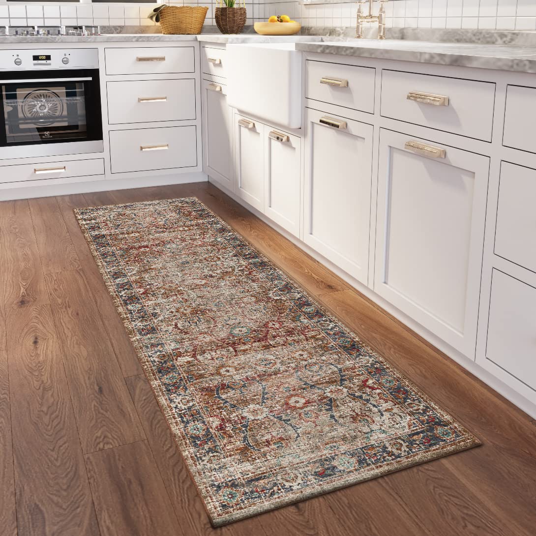 Dalyn Rugs Jericho Jc1 Taupe 2'6&quot; X 10' Rectangle Soft Runner Rug, Easy Clean, Non Shedding, Bedroom, Entry, Living Room, Dining Room, Kitchen Rug