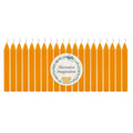 Set of 20 Orange, Unscented, 4 Inch Tall Chime Candles (Altar, Spell)