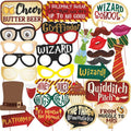 Wobbox Red Harry Potter Theme Photo Booth Party Props, Birthday Decoration