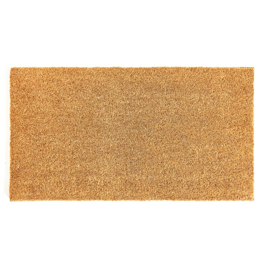 Kankun Coco Coir Door Mat With Heavy Duty Backing, Welcome Doormat (17' X 30'), Doormat Entrance (Pack Of 1 - Anti-Shedding)