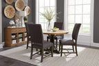Upholstered Parson Side Chairs Warm Grey (Set of 2) 109142