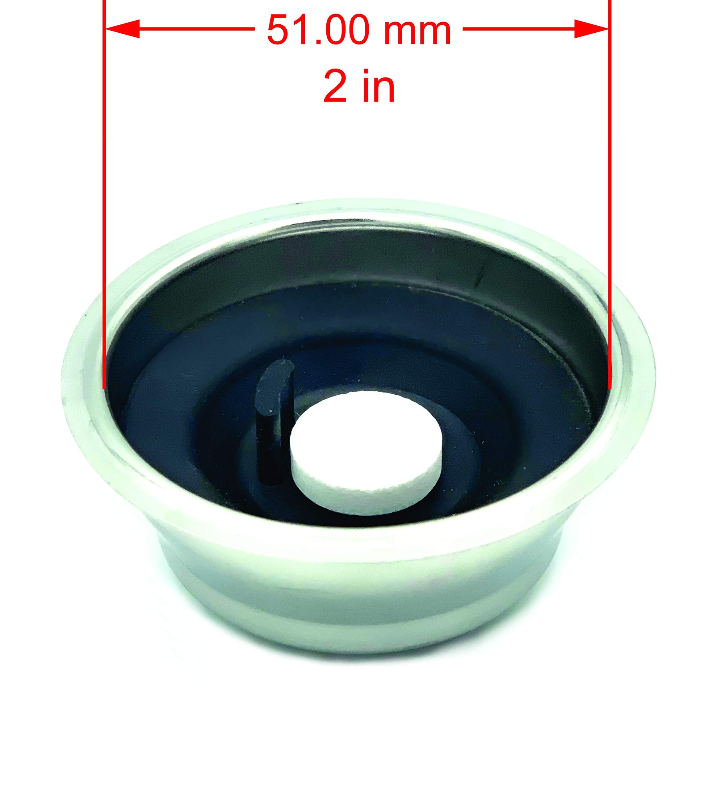 Backflush Disc - Blind Insert For Espresso Machine - Food-Grade Silicone - 3 Size Variations - Compatible With Cleaning Tablets
