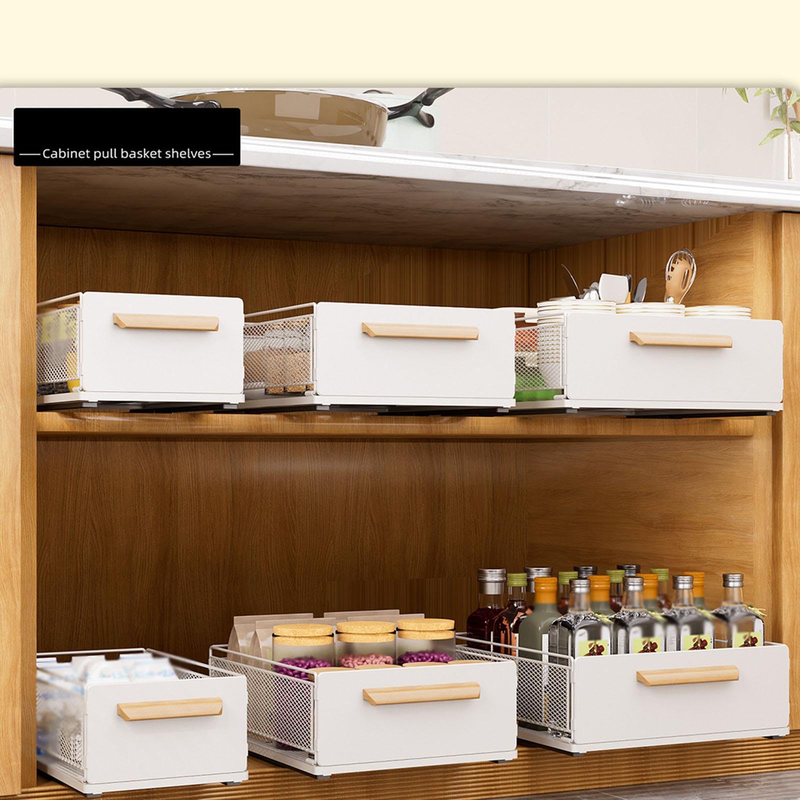 Styleheaven Pull Out Cabinet Organizer Slide Out Storage Shelf For Pantry Bathroom Bowls L|Home & Garden|Kitchen, Dining & Bar|K