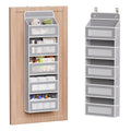 Simple Trending 5Tier Over The Door Hanging Organizer, 44 lb Capacity