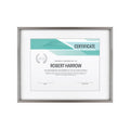 MCS Master & Co. Foundry Metal Gallery Wall Frame, Dark Silver, 11 x 14 in matted to 8.5 x 11 in