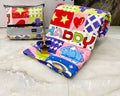 Yetli Glace Cotton Singel Bed Comforter Print And Kids Ac Room/Blanket, Size 60 X 90 Pack Of 1 Pcs, (Vt2040 Multi Happay