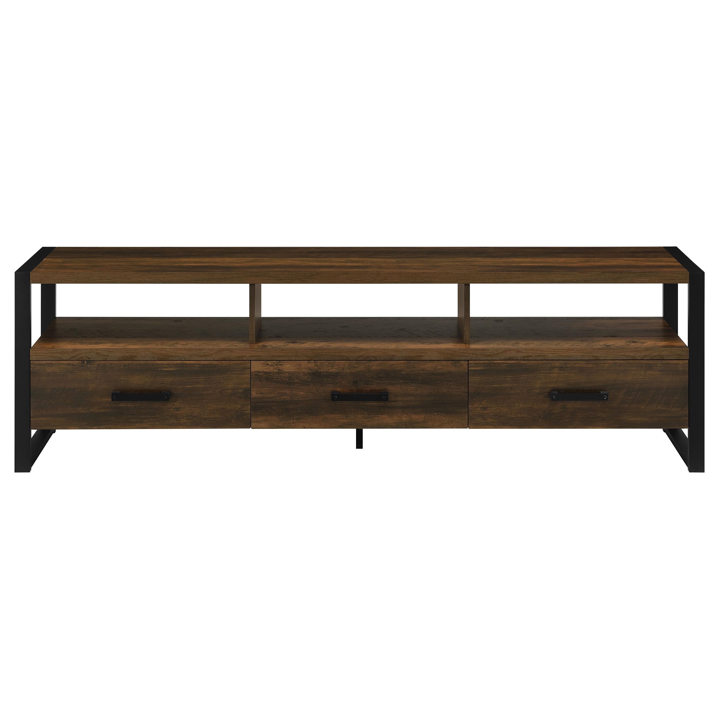 Coaster James 71&quot; TV Stand, Dark Pine