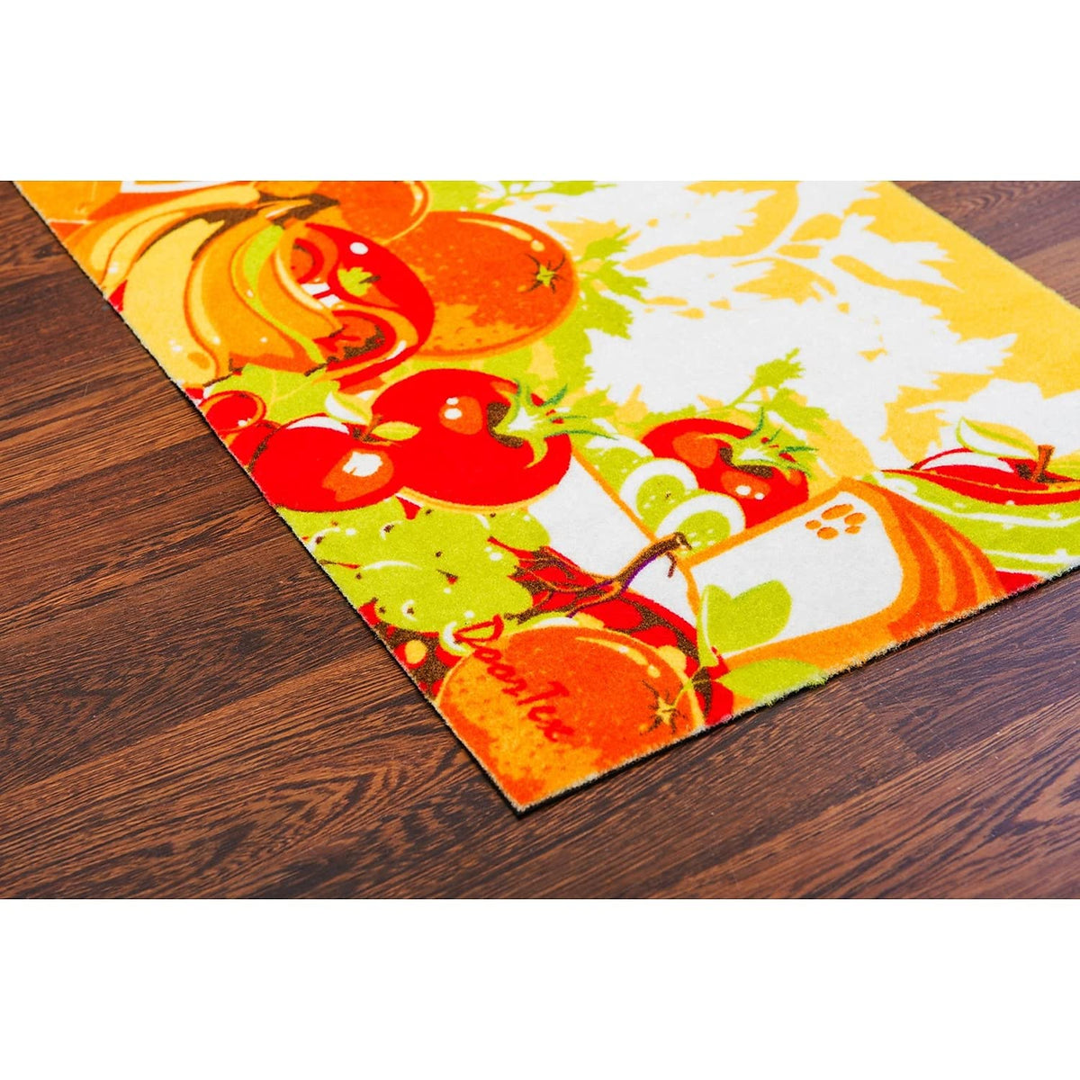 Doortex Short Kitchen Runner Mat 20&quot; x 30&quot; Salad Design