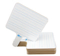 Rectangular Lined Dry Erase Answer Paddle - Class Pack Of 12
