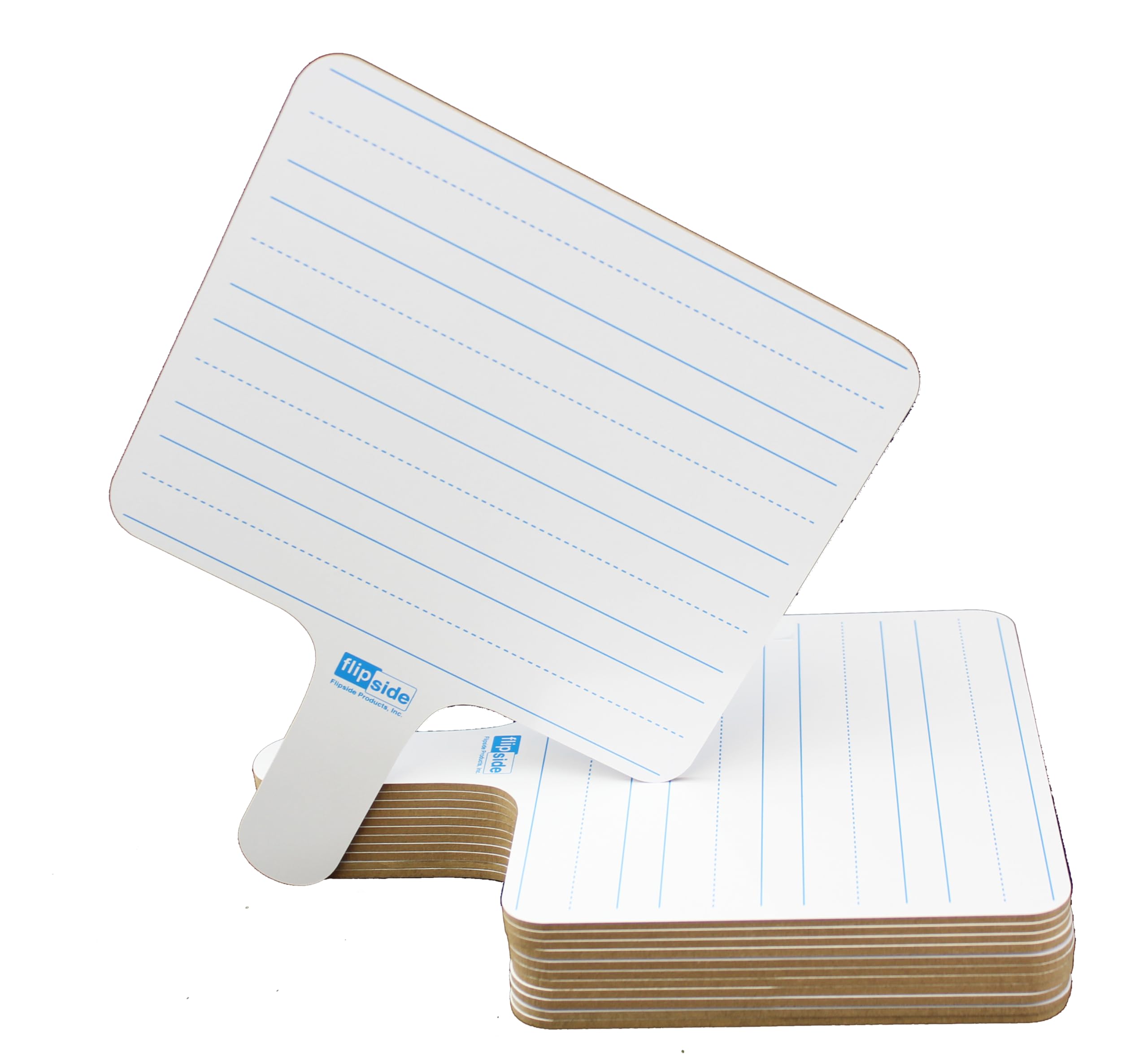 Rectangular Lined Dry Erase Answer Paddle - Class Pack Of 12