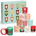 Advent Calendar 12 Days Christmas Scented Candles Set for Christmas Gift, Advent Calendar Candle Gift, Surprise Candle Soy Wax C