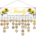 Yun-Hl Birthday Gifts For Mom From Daughter Unique, Family Birthday Reminder Calendar Plaque, Family Like Branches On A Tree Han