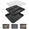 GWBSXM 3PCS Air Fryer Set for Ninja Foodi DT251 DT201 DT200 Digital Air Fryer Countertop Oven Accessories Sheet Pan, Roast Tray 